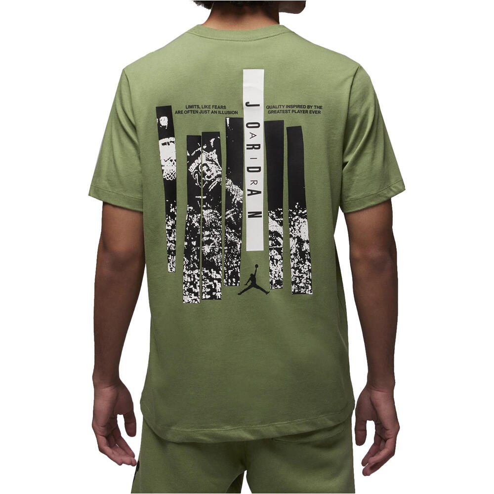 Nike camiseta manga corta hombre M J BRAND GFX SS CREW vista trasera