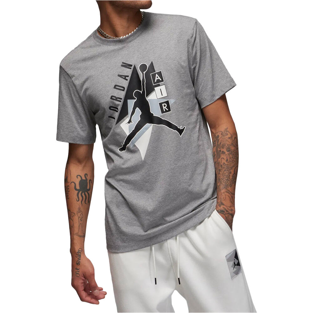 Nike camiseta manga corta hombre M J BRAND GFX SS CREW3 vista frontal