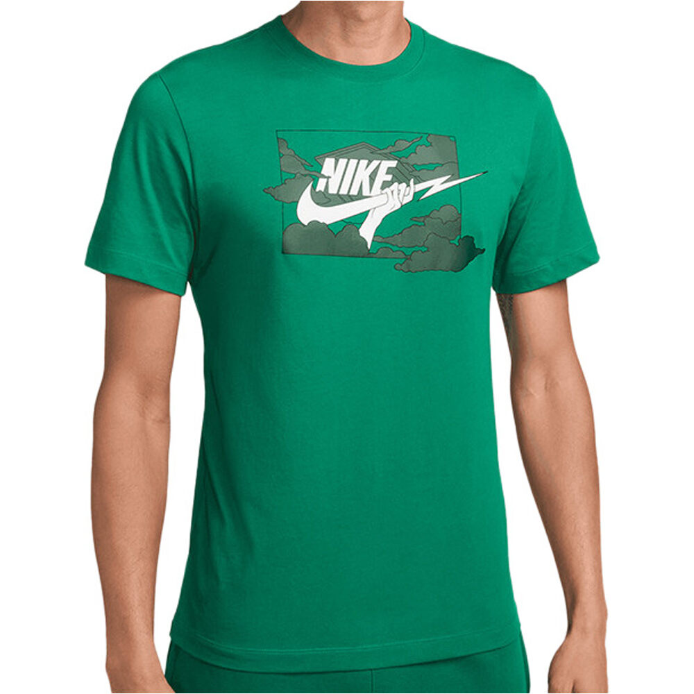 Nike camiseta manga corta hombre M NSW TEE HBR SSNL CLUB vista frontal