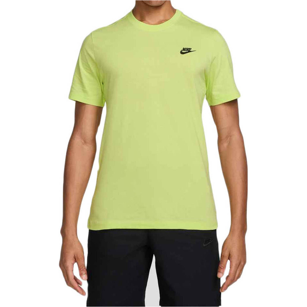 Nike camiseta manga corta hombre _M_M NSW CLUB TEE vista frontal