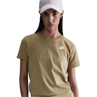 Nike camiseta manga corta mujer W NSW CLUB SS TEE vista detalle