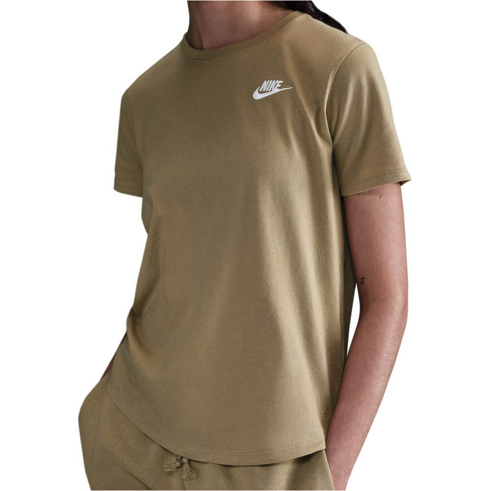 Nike camiseta manga corta mujer W NSW CLUB SS TEE vista frontal