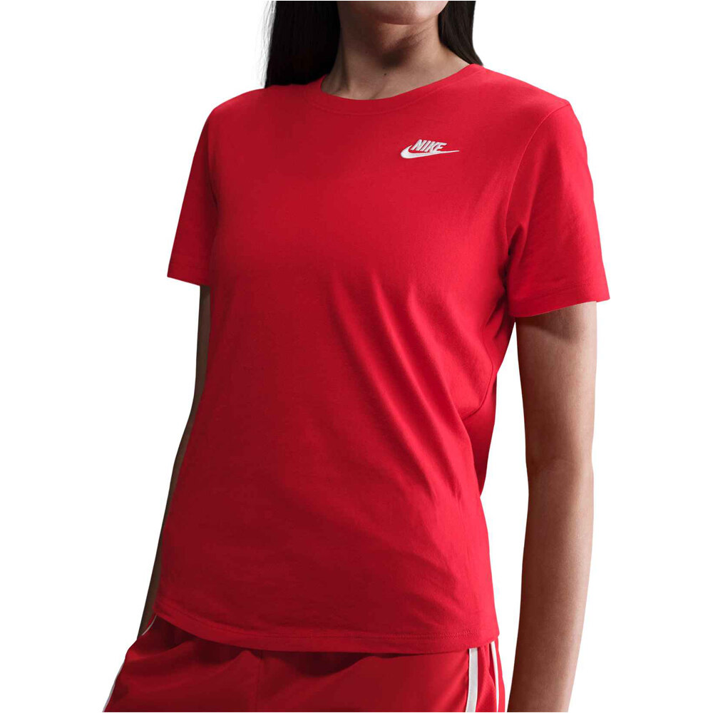 Nike camiseta manga corta mujer W NSW CLUB SS TEE vista frontal