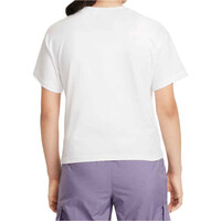 Nike camiseta manga corta niña G NSW TEE BOXY ESSNTL LBR vista trasera