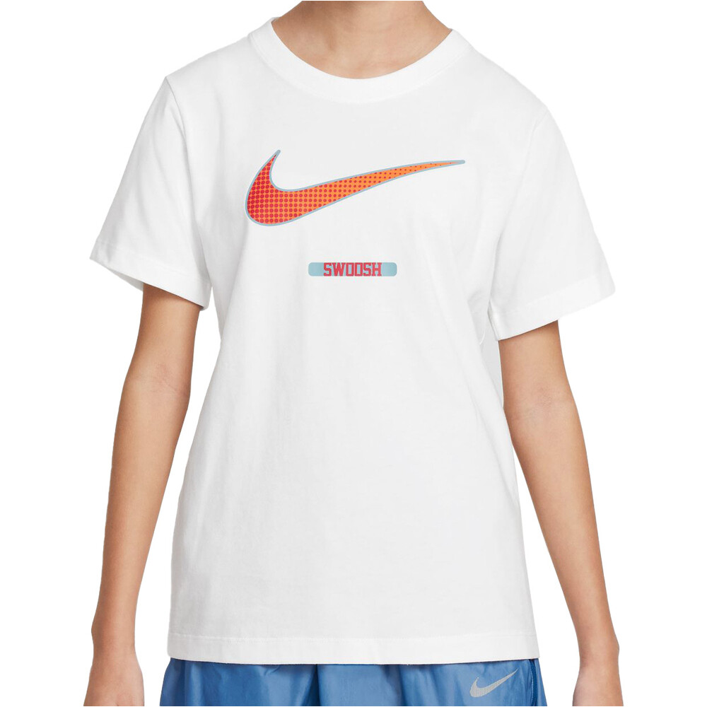 Nike camiseta manga corta niño X_K NSW TEE SWOOSH SSNL vista frontal