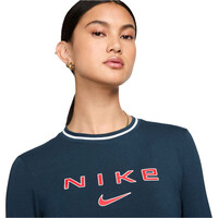 Nike camiseta manga larga mujer W NSW LS SLIM CRP TEE OC vista detalle