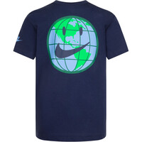 Nike camiseta manga larga niño GLOBE HAPPY DNA vista trasera