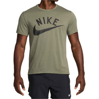 Nike camiseta técnica manga corta hombre M NK DF MILER SWOOSH SS TOP vista frontal