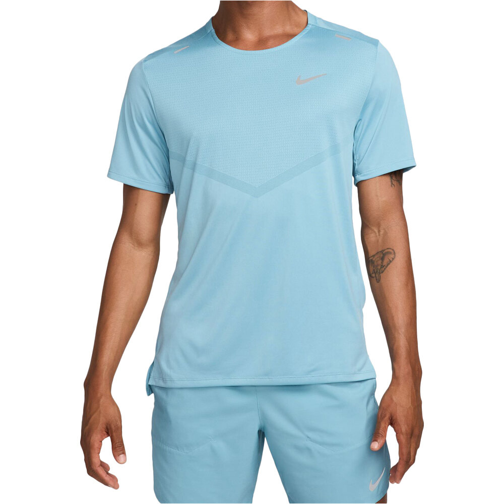 Nike camiseta técnica manga corta hombre M NK DF RISE 365 SS vista frontal