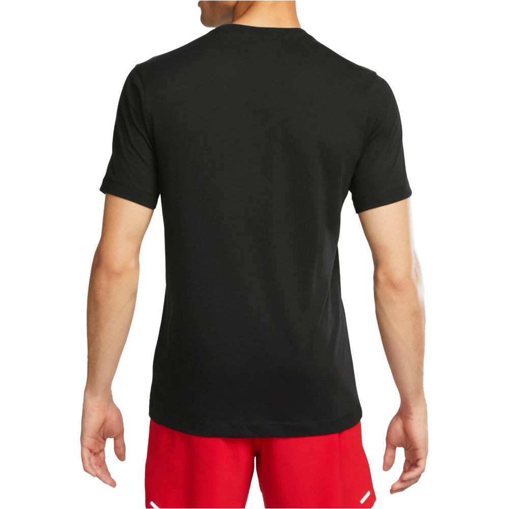 Nike camiseta técnica manga corta hombre M NK DF TEE HERITAGE vista trasera