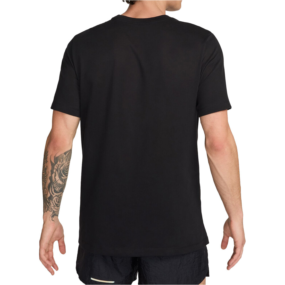 Nike camiseta técnica manga corta hombre M NK DF TEE RUN HRTG 2 vista trasera