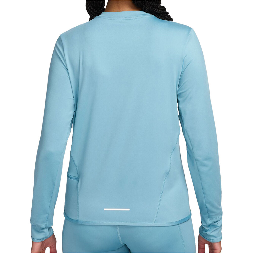 Nike camiseta técnica manga larga mujer W NK SWIFT ELMNT DF UV CRW TOP vista trasera