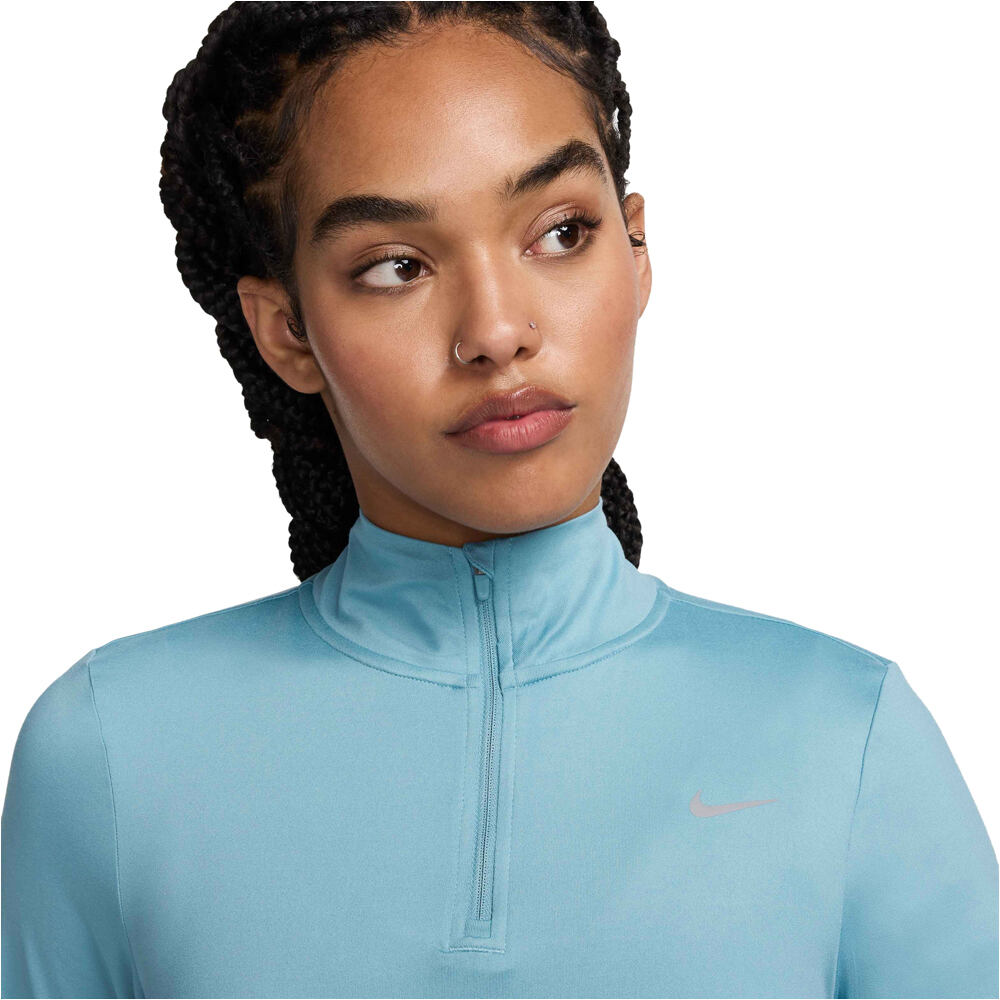 Nike camiseta técnica manga larga mujer W NK SWIFT ELMNT DF UV HZ TOP vista detalle