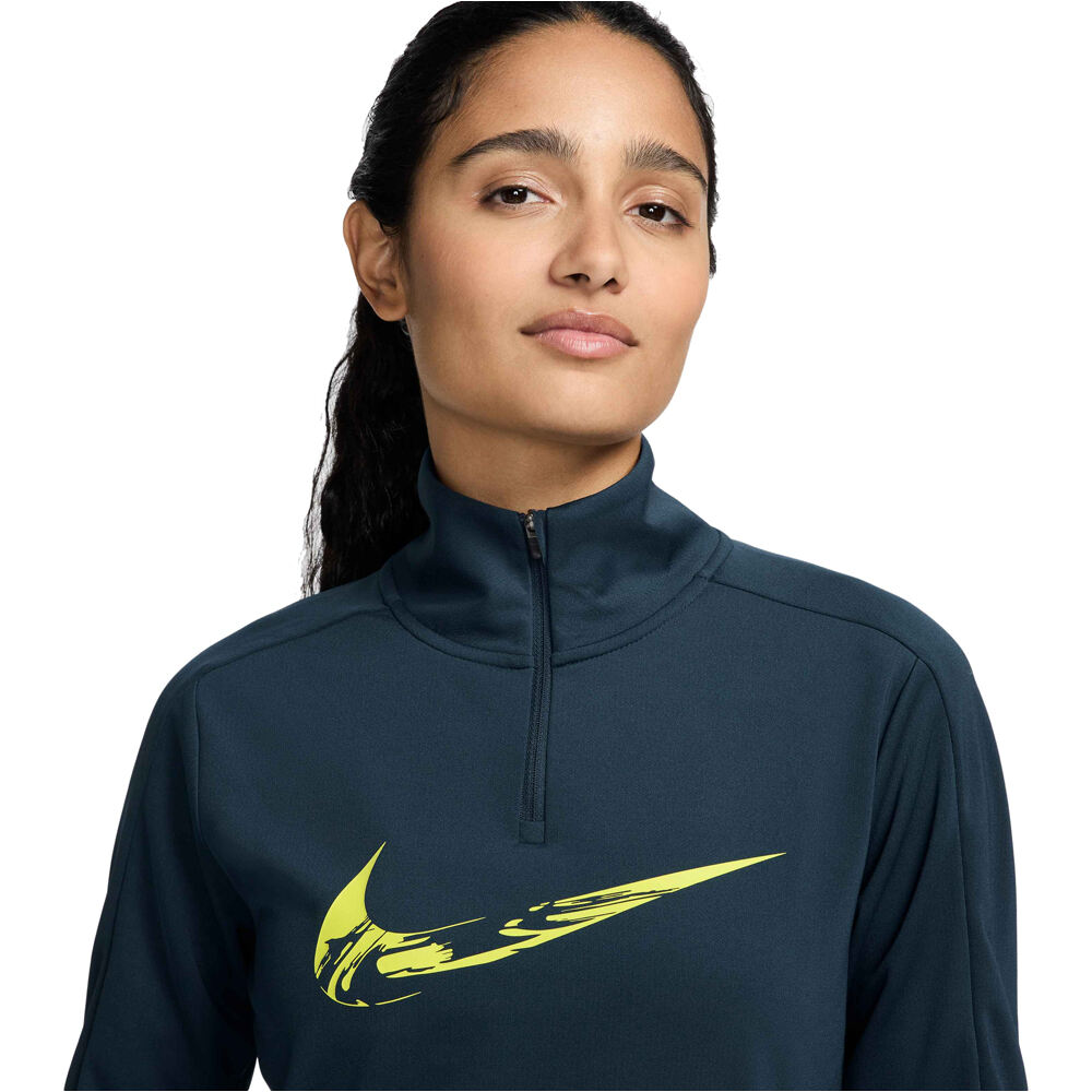 Nike camiseta técnica manga larga mujer W NK SWSH HBR HZ MID vista detalle