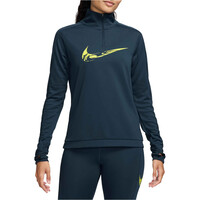 Nike camiseta técnica manga larga mujer W NK SWSH HBR HZ MID vista frontal