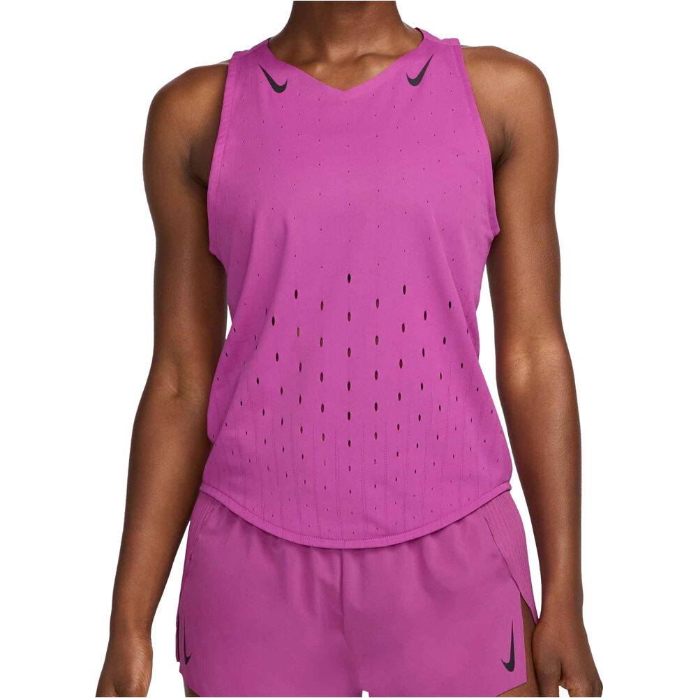 Nike camiseta técnica tirantes mujer W NK ARSWFT DFADV SINGLET vista frontal