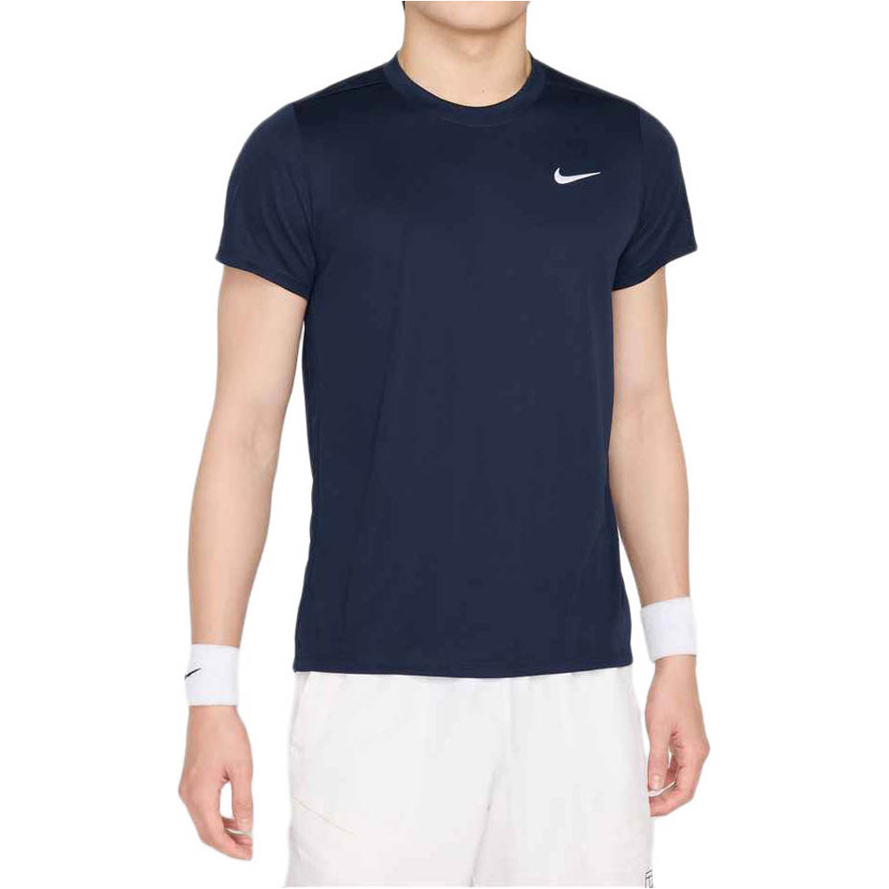 Nike camiseta tenis manga corta hombre M NKCT DRY VICTORY TOP vista frontal