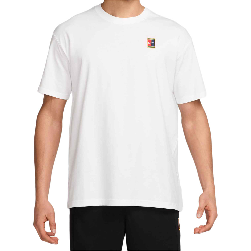 Nike camiseta tenis manga corta hombre M NKCT TEE M90 OC vista frontal