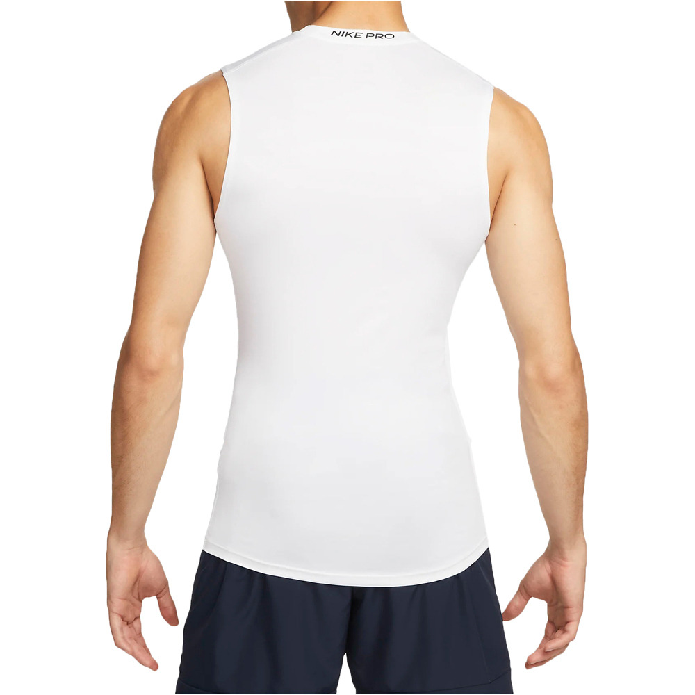 Nike camiseta tirantes fitness hombre M NP DF TOP SL TIGHT vista trasera