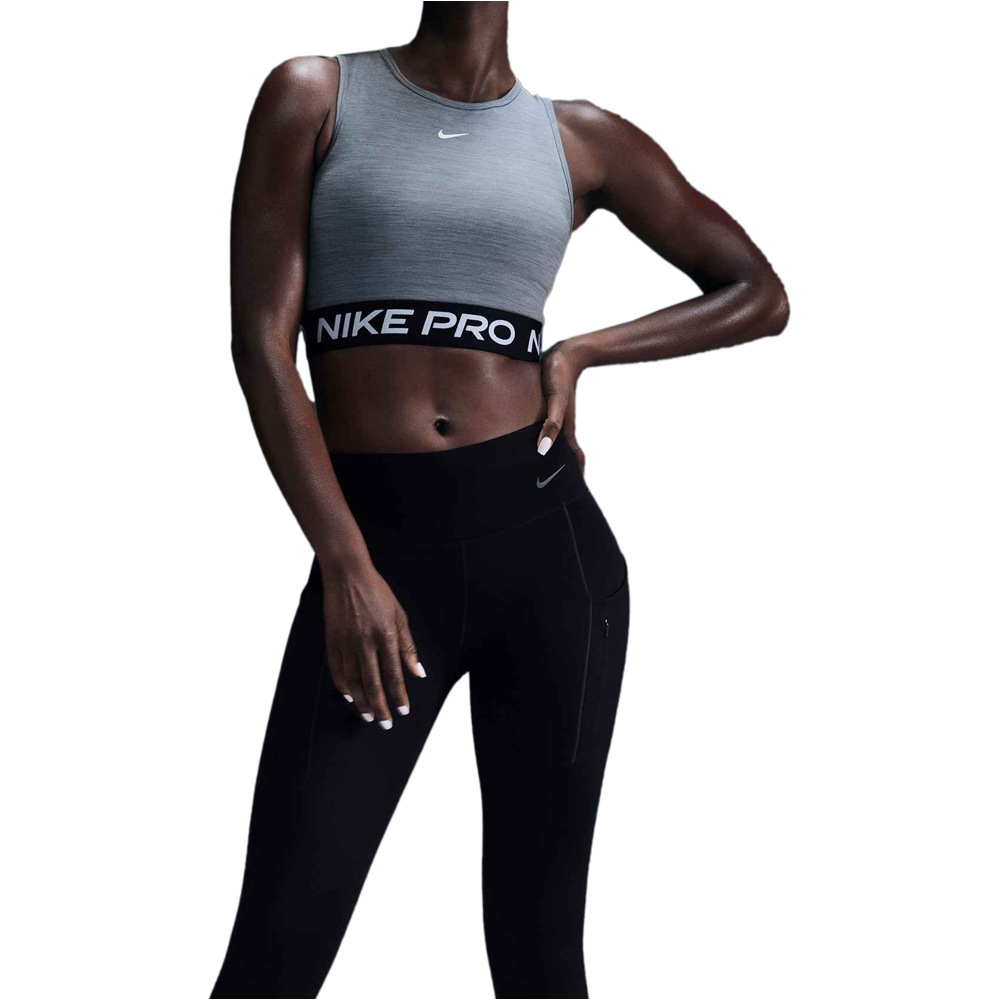 Nike camiseta tirantes fitness mujer NIKE PRO DF 365 CROP TANK vista frontal