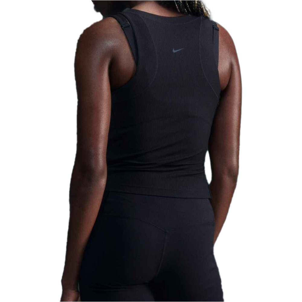 Nike camiseta tirantes fitness mujer W NK INF DF TANK WD RIB vista trasera