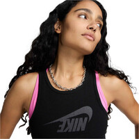 Nike camiseta tirantes fitness mujer W NSW DANCE RIB TANK vista detalle