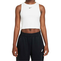 Nike camiseta tirantes niña G NSW RIB TANK DANCE vista frontal