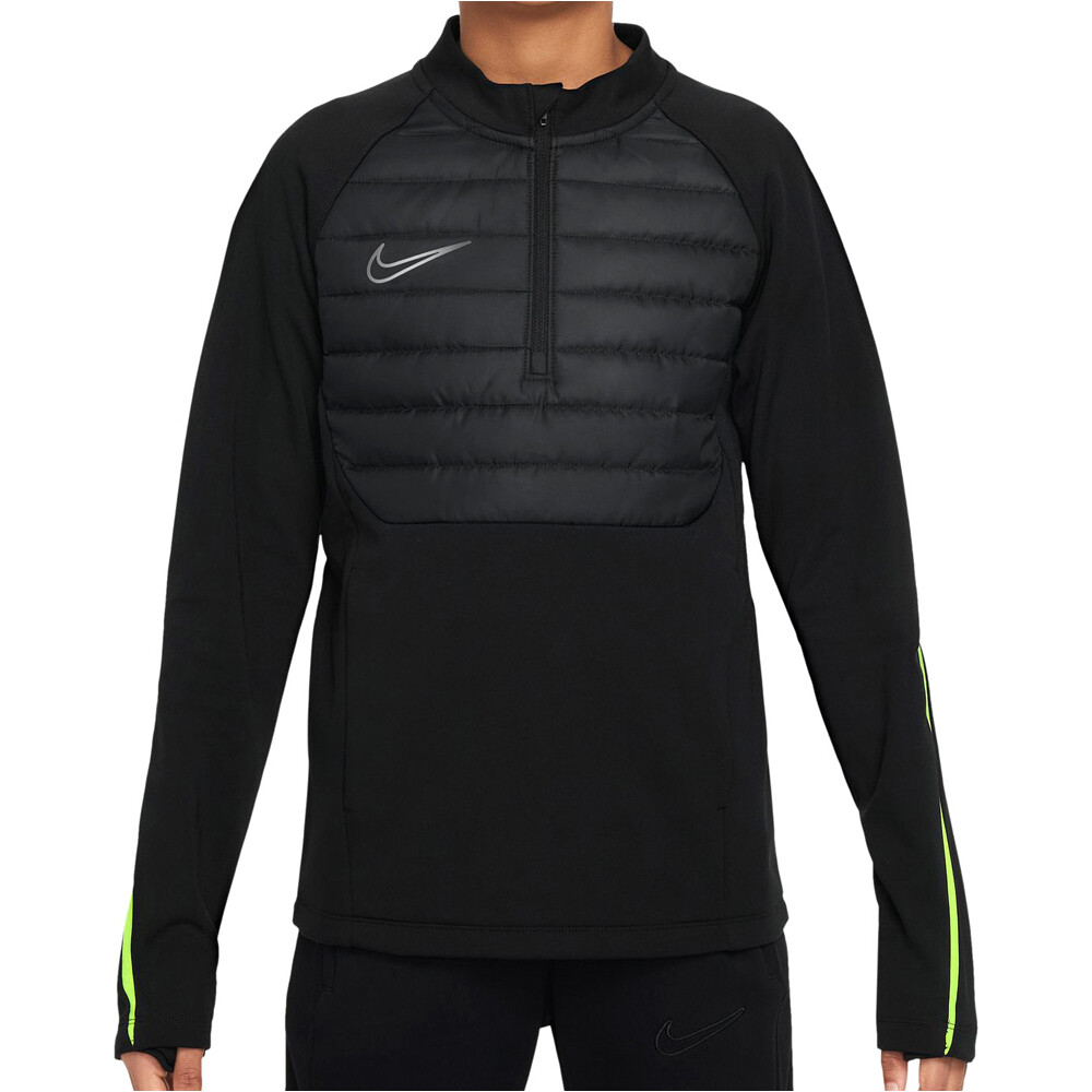 Nike camisetas entrenamiento futbol manga corta niño K NK TF ACD DRL TOP WW NEVE vista frontal