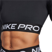 Nike camisetas fitness mujer NIKE PRO DF 365 CROP LS 04