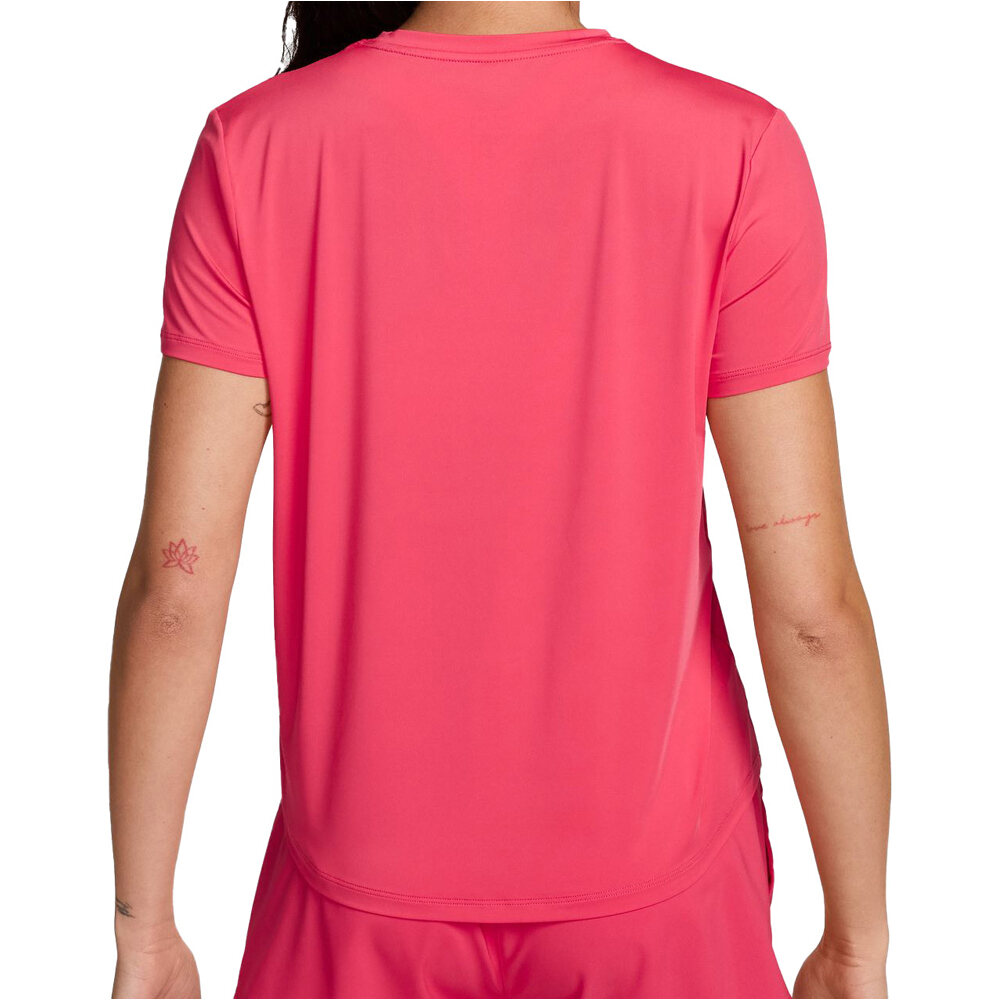 Nike camisetas fitness mujer W NK ONE CLASSIC DF SS TOP vista trasera