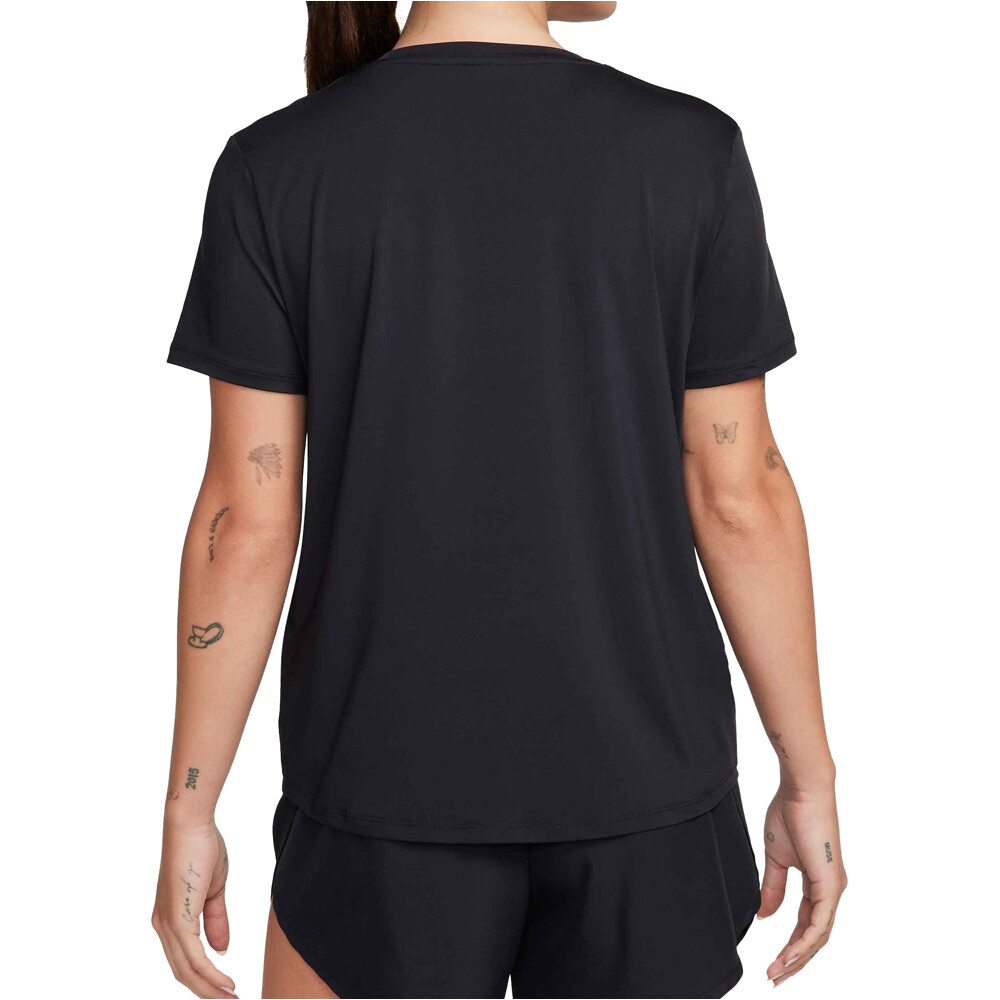 Nike camisetas fitness mujer W NK ONE CLASSIC DF SS TOP vista trasera