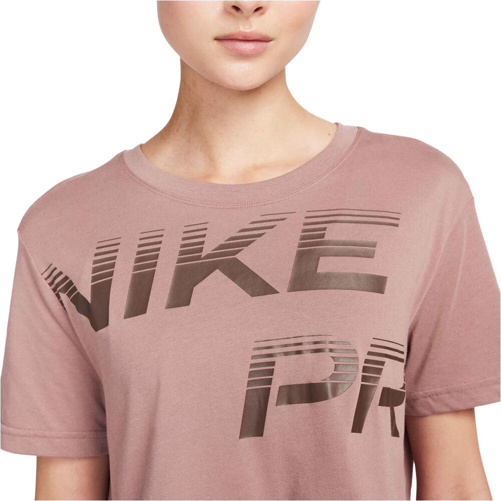 Nike camisetas fitness mujer W NK Pro GRX SS 03