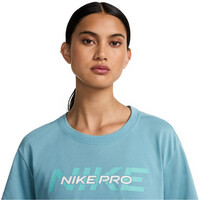 Nike camisetas fitness mujer W NK PRO SS CRP TEE FA24 vista detalle