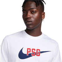 Nike camisetas fútbol manga corta PSG M NK SWOOSH TEE vista detalle