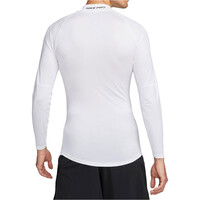 Nike camisetas fútbol manga larga M NP DF TIGHT LS MOCK vista trasera