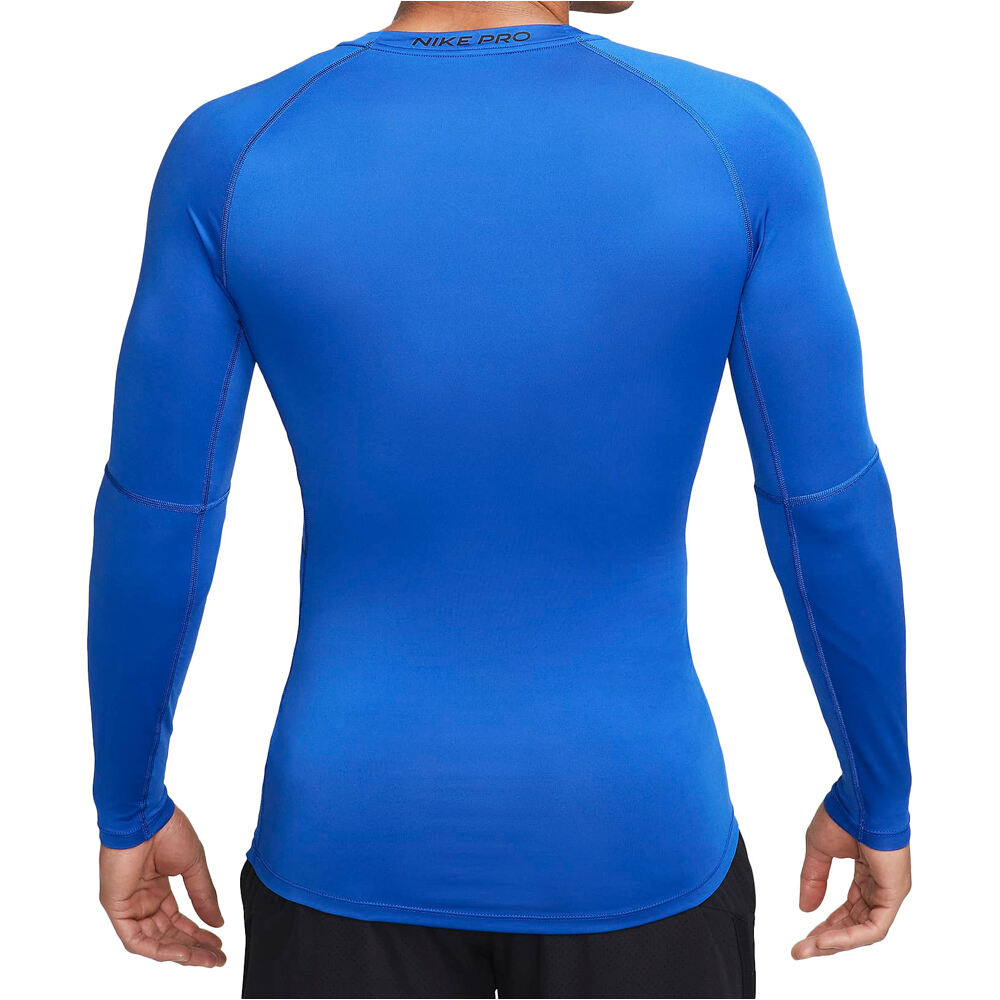 Nike camisetas fútbol manga larga M NP DF TIGHT TOP LS vista trasera