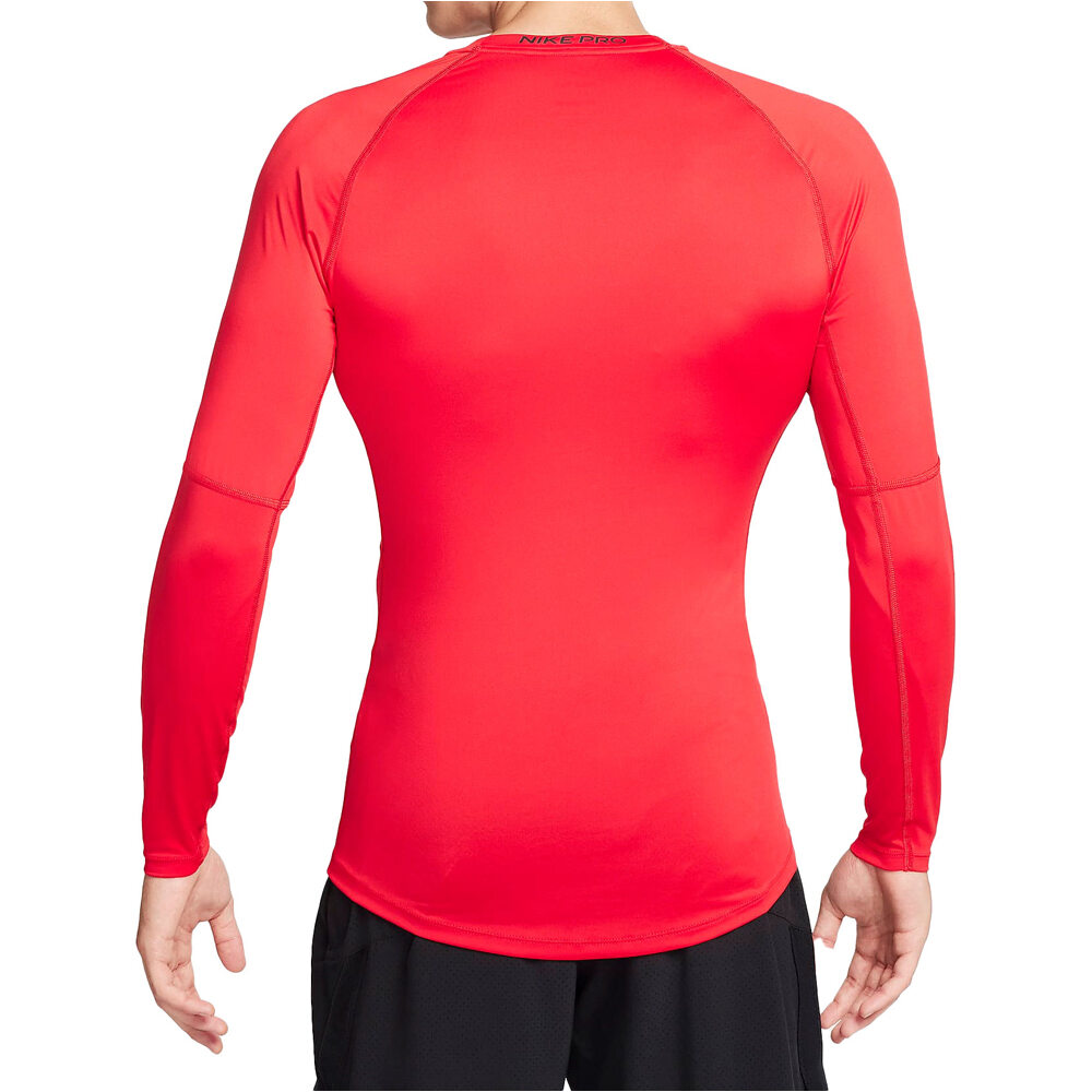 Nike camisetas fútbol manga larga M NP DF TIGHT TOP LS vista trasera