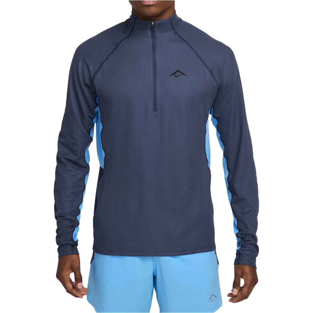 Nike camisetas trail running manga larga hombre M NK DF TRAIL MIDLAYER HZ vista frontal