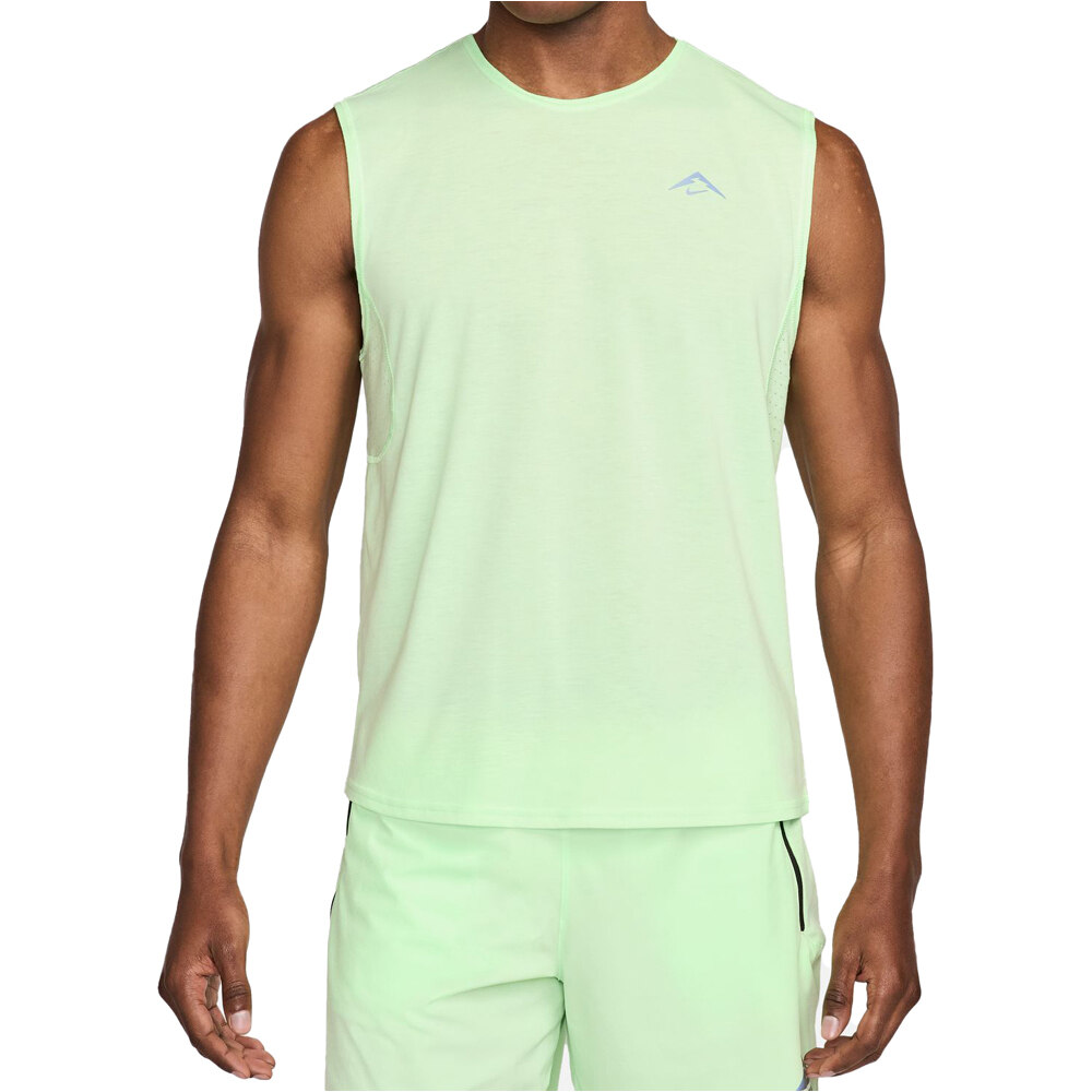 Nike camisetas trail running tirantes hombre M NK DF SOLAR CHASE SLVLS TOP vista frontal