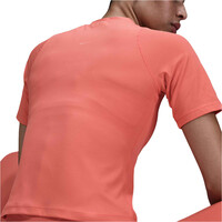 Nike camisetas yoga W NK INF DF SS TOP WD RIB vista detalle