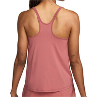 Nike camisetas yoga W NK ONE CLASSIC DF STRPY TANK vista trasera