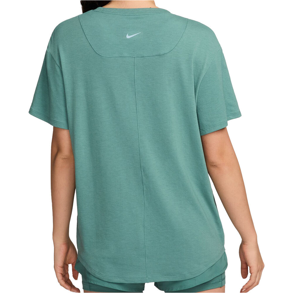 Nike camisetas yoga W NK ONE RELAXED DF SS TOP vista trasera