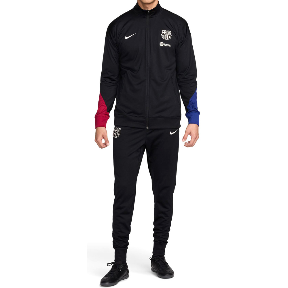 Nike chandal fútbol de equipos oficiales BARCELONA 25 MNK DF STRK TRK SUIT K vista frontal