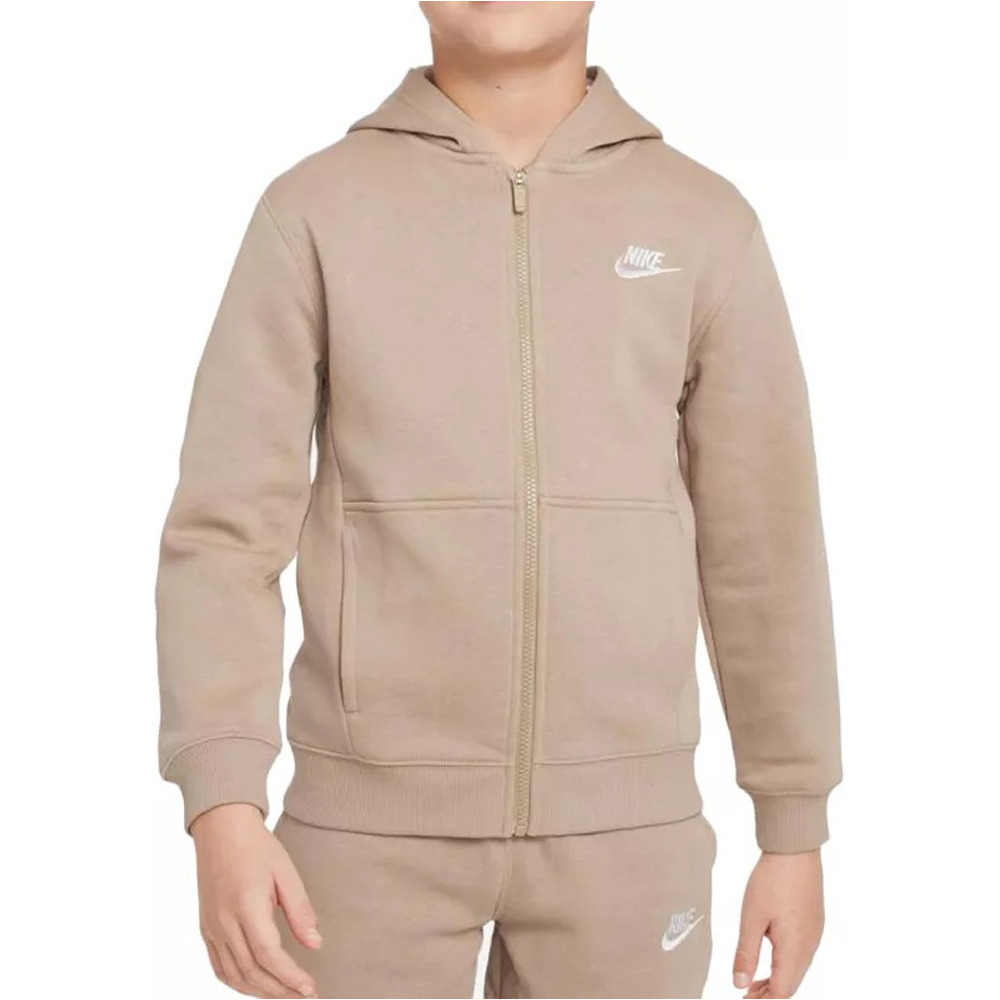 Nike chándal niño K NSW CLUB FLC FZ TRACKSUIT vista detalle