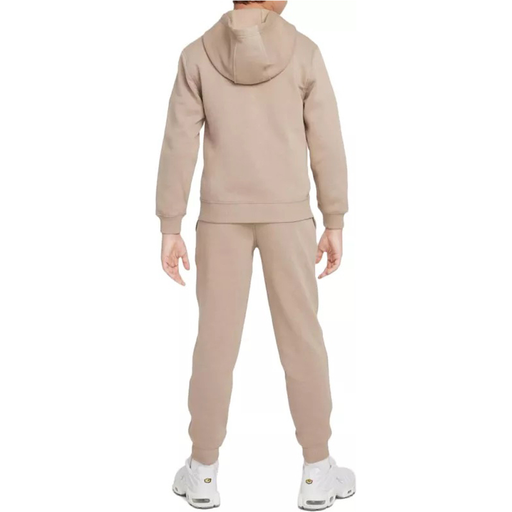 Nike chándal niño K NSW CLUB FLC FZ TRACKSUIT vista trasera