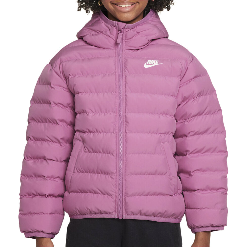 Nike chaqueta niño K NSW LOW SYNFL JKT ADP vista frontal