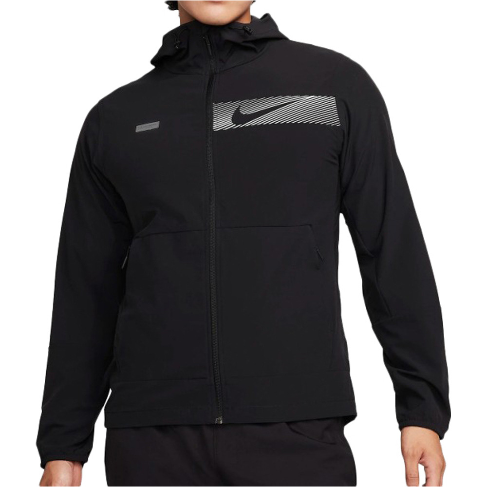 Nike CHAQUETA RUNNING HOMBRE M NK RPL FLSH UNLIMITED HD JKT vista frontal