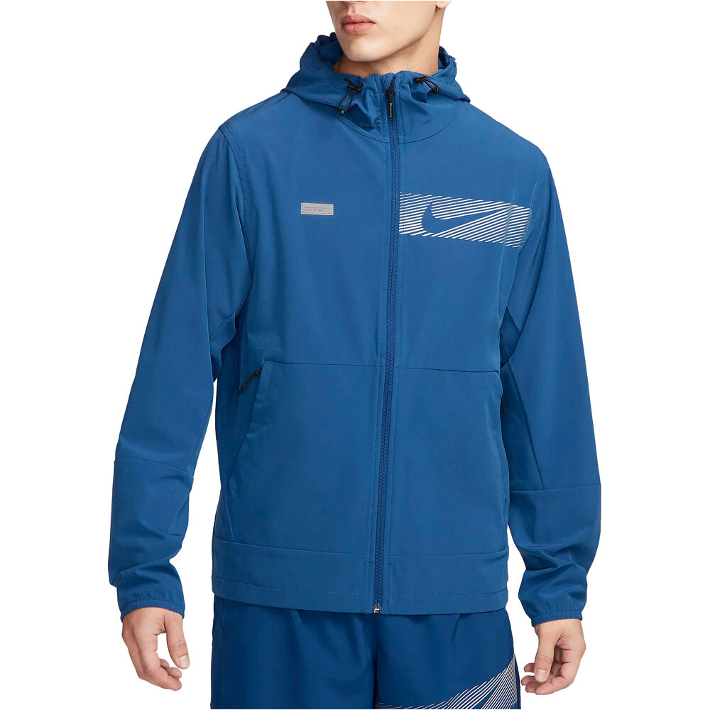 Nike CHAQUETA RUNNING HOMBRE M NK RPL FLSH UNLIMITED HD JKT vista frontal