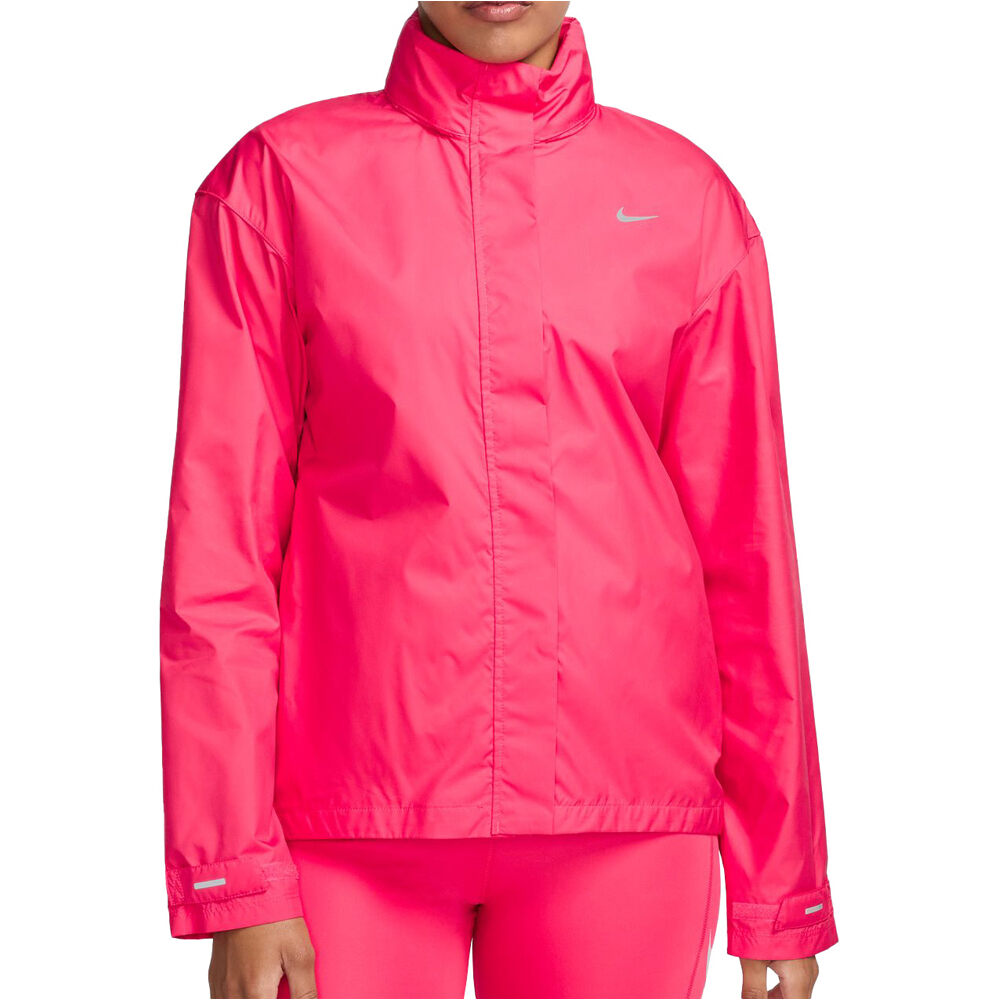 Nike CHAQUETA RUNNING MUJER W NK SWSH HBR FAST RPL JKT vista frontal