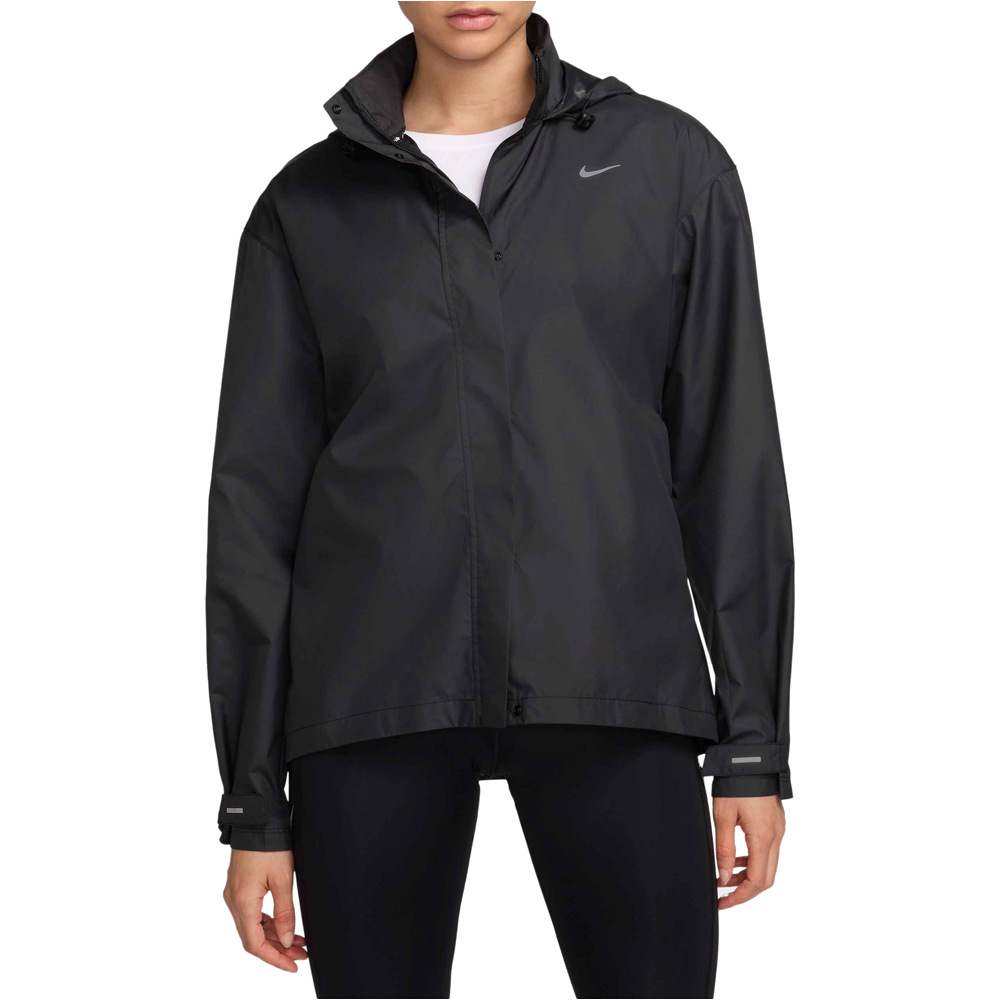 Nike CHAQUETA RUNNING MUJER W NK SWSH HBR FAST RPL JKT vista frontal